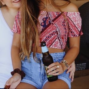 Off the Shoulder Crop top